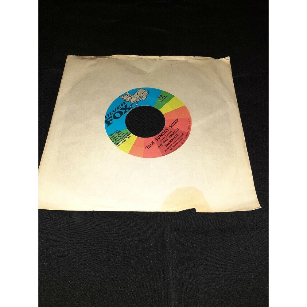 45 RPM Silver Fox The Pat Rebillot Exchange Oh Happy Day/Blue Sunday Smile Vtg - Picture 5 of 6